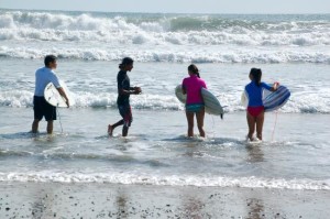 Playa Guiones Surfing