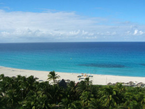 Playa Caletas surfing