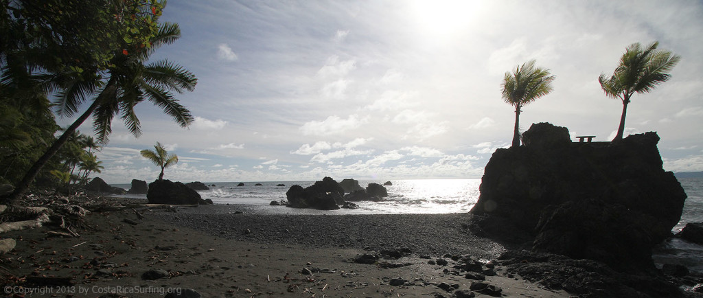 Panmoramic Photo south of Pavones Surf Spot, Costa Rica